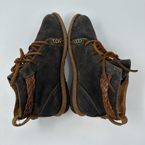 Born Women's Temple Walking Boots in Dark Green Distressed Sz 8.5M - Picture 6 of 15